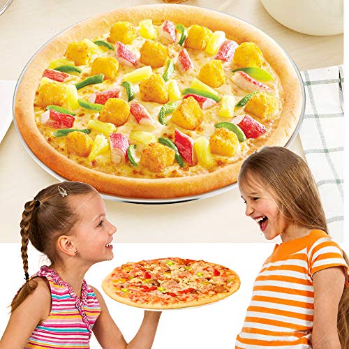 Perforated Pizza Pan 9 Inch, Non-stick Vented Pizza Baking Tray With Holes, Round Pizza Oven Tray Tools Kitchen Cooking Pan Kitchen Accessories (9 Inch - Holes) - Thumbnail 3
