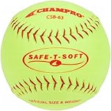 Champro Safe-T-Softball, Yellow Cover (Optic Yellow, 11-Inch)