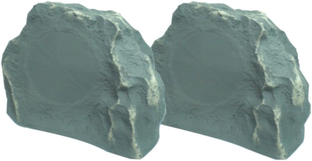 TIC TFS5SL Slate Color 150W 6.5 Outdoor Rock Speakers Weatherproof Design Consumer Electronics