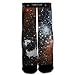 Function - Galaxy Cat Fashion Socks Outer Space Print Pattern Kitten Kitty Pet Lover Animal Stars NASA Nebula Crazy Lady Gift Joke Funny