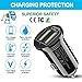 USB Car Charger[2-Pack],Bralon Fast Car Charger with 24W/4.8A Output Flush Compatible with iPhone 12/12 Pro/11 Pro(Max)/Xs(Max)/Xr/X/8/7,Galaxy Note S10 S9 S8 S7 and More