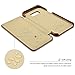 Galaxy S8 Plus Leather Case, Icarercase Genuine Vintage Leather Flip Folio Opening Cover in Curved Edge Design, Side Open Case with Hidden Magnetic Snap for Samsung Galaxy S8 Plus 6.2 Inch (Brown)