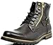 BRUNO MARC NEW YORK Men's Military Motorcycle Combat Boots