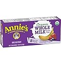 Annie's, Organic Whole Milk Yogurt Tubes, Real Organic Berries & Bananas, 8 Count
