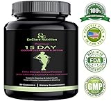 DETOX AND COLON CLEANSE FOR WEIGHT LOSS, Reduce Belly. Extra Strength Diet Pills with Natural Laxatives, Fiber, Acidophilus, Promotes Healthy Bacteria in Interstines 15-Day Colon Cleansing Detox