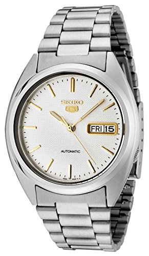 Seiko Men's SNXG47 5 Automatic White Dial