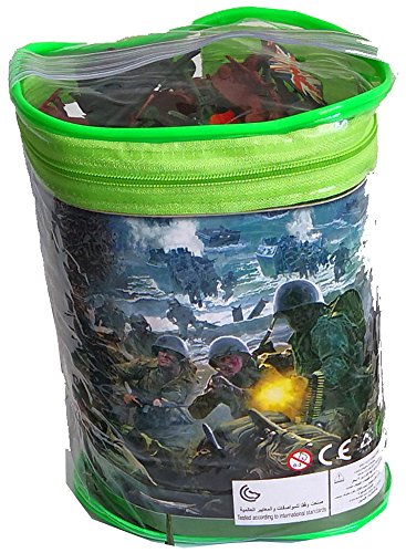 Army Men Play Bucket-soldiers of WWII-Easter Egg Fillers-Over 300 Piece Set - Thumbnail 4