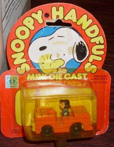 Rare! Peanuts Snoopy Handfuls Mini Diecast Lucy Psychiatric Mood Booth Dr. Is In Jeep
