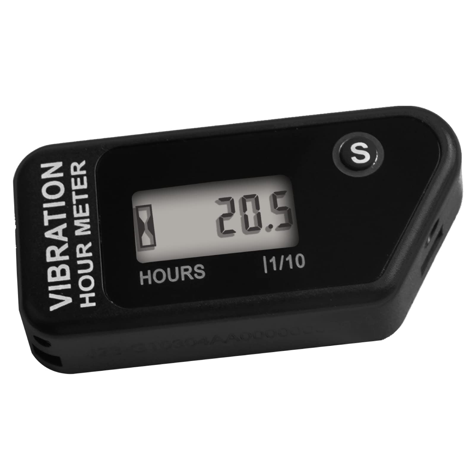 Taikemeti Wireless LCD Digital Hour Meter Maintenance Function Guage Waterproof Design Vibration Hour Meter for ATV, Trailers, Motorcycle, Electrical Equipment, Lawn Mowers and other vibrating machine