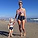 3pcs Toddler Baby Girls Swimwear Cute Straps Bikini Set Swimsuit Beachwear Outfits (Red, 12-18 Months)
