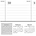 AT-A-GLANCE Desk Pad Calendar 2017, Monthly, Ruled, 21-3/4 x 17