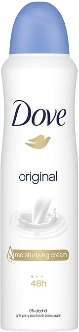Dove Original Deodorant Spray 6 x 150 ml Pack - Anti-Perspirant view 2