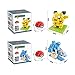 12 Boxes Diamond Block Pokemon Miniature Building Blocks Parent-child Games Children's Educational Toys Pikachu Charizard Ect