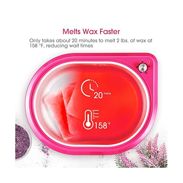 Paraffin-Wax-Machine-for-Hand-and-Feet-05-Hour-Fast-Wax-Meltdown-Paraffin-Bath-Paraffin-Wax-Warmer-Quick-Heating-Paraffin-Bath-Spa-for-Smooth-and-Soft-Skin-Red Paraffin Wax Machine for Hand and Feet, 0.5 Hour Fast Wax Meltdown Paraffin Bath Paraffin Wax Warmer Quick-Heating…