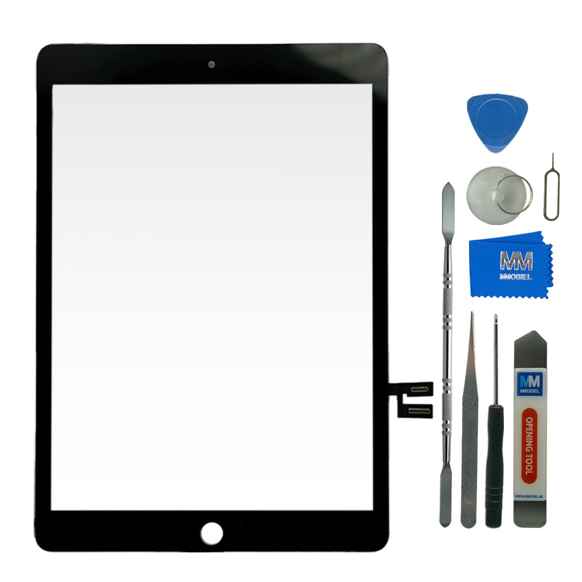 MMOBIEL Digitizer Screen Replacement Compatible with iPad 9 - Front Glass Touch - 10.2 inch - 2021 - Incl. Toolkit - Black