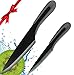 Ceramic Knife by Vesper's Kitchen 2 Piece Ceramic Kitchen Knife Set, Black Ceramic Knives, a 6