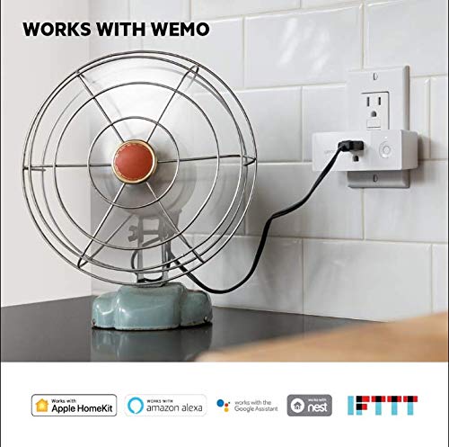 Wemo Mini Smart Plug, Wi-Fi Enabled, Compatible with Alexa (F7C063-RM2) (4 pack) (Certified Refurbished) - Thumbnail 3