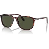 Persol PO3019S Square Sunglasses for Men | In Havana &amp; Terra Di Siena. Bonus kit: cleaning spray, cloth, screwdriver &amp; mirror. Premium acetate frame. Sizes: 52/55mm.