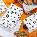 Blulu 36 Pack Dog Paw Gift Paper Bags Dog Paw Treat Goodie Bags Party Favors for Cat Pet Party Favor