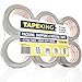 Tape King Clear Packing Tape Ultra Thick | 60 Yards Per Roll (6 Rolls) | 2 Inch Wide Heavy Duty Packing Tape 3.2mil Strong Adhesive for Moving Boxes, Shipping Cartons, Office Use, Sealing (360 Yards)