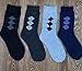 Premium Men's Winter Socks By Ywjiepan - Extremely Thick & Soft Design, Warm & Comfortable Elite socks, Cute & Adorable Patterns,Christmas Or Valentine's Day Gift - 4-Pack