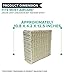 Think Crucial Replacement Humidifier Filters Compatible with Aircare 1043 Paper Wick Humidifier Filter Part #1043-10.8