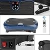 Triclicks-Vibration-Exercise-MachineUltra-Slim-Vibration-Plate-Power-TrainerMotor-Vibration-Plate-180-Levels-Bluetooth-Speaker-Remote-Control-2-Loop-Bands-USB-Music-Player Triclicks Vibration Plate Exercise Machine Vibration Platform Machine for Home Fitness Training, Full Body Workout…