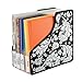 Storage Studios Projections Paper Holder with 10 Expandable Sections, 14.625 x 9 x 14.25 Inches, Black and White (CH92650)