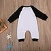 Canis Unisex Newborn Baby Boys Girls Christmas Romper Long Sleeve Lattice Deer Jumpsuit (12-18M, Black)