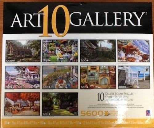 The Canadian Group Art 10 Gallery Deluxe Jigsaw 5600 piece Puzzles (Yellow)