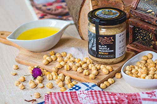 Forest Secret Vegan Spreads and Dips, Black Truffle Mushrooms, Gluten and Sugar Free, Net 6.17 oz (Pack of 3) - Thumbnail 5