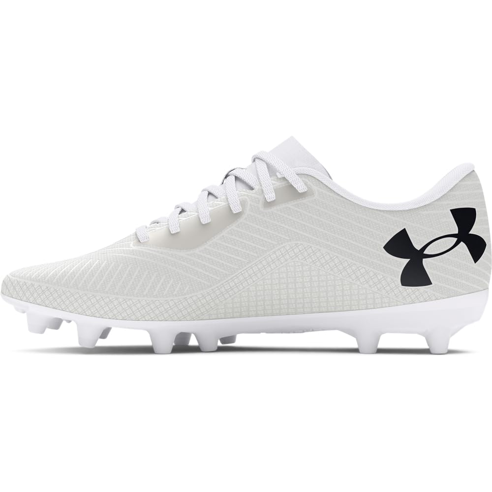 Photo 1 of Under Armour Unisex Shadow Select 2 Soccer Cleats, (100) White/White Clay/Black, 8.5, US