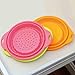 Jovilife Collapsible Silicone Kitchen Colander/Strainer,Green,10 inch