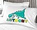 Personalized Cute Dinosaur Boys Pillow Case - ( Standard Size 20X30 Birthday Gift idea for Boys Kids Room Decor