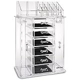 Miusco Jewelry and Makeup Organizer Set, Clear Acrylic (Kitchen)