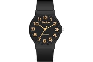 SOCICO Kids Analog Watch Boys Girls, Thin Dial 30M Waterproof Camouflage Sports Watch, Easy to Read Children's Wrist Watches with Soft Band for Ages 5-15 Kids Great Birthday Gifts Christmas Day