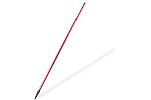 Carlisle 4022005 Sparta Spectrum Fiberglass Tapered/Threaded Handle, 1" Diameter x 60" Length, Red (Case of 12)