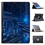 Virtual Reality For Apple iPad Mini, iPad Mini 2, iPad Mini Retina, iPad Mini 3 Faux Leather Folio Presenter Case Cover Bag with Stand Capability