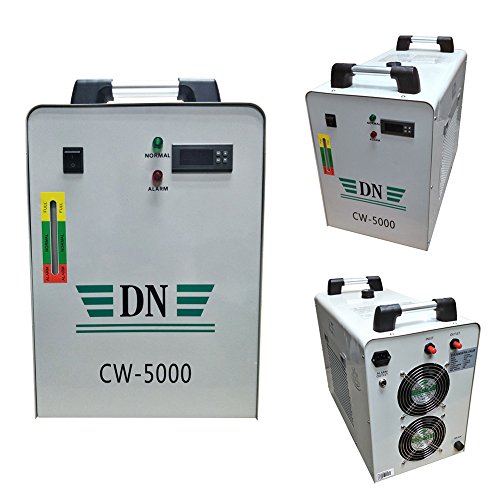 Industrial Water Chiller CW-5000 110V Thermolysis Type Industrial Water Cooling Chiller for 100WLaser Engraving Machine