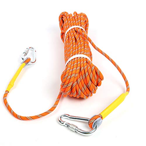 YaeGarden Outdoor Climbing Rope 30M (98ft) Rock Climbing Rope 8MM Diameter Escape Rope Climbing Equipment Fire Rescue Parachute Rope - Thumbnail 5
