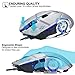 VEGCOO C15 Laser Gaming Mouse, Ergonomic 9200 DPI High Precision USB Wired Optical Mouse Mice with 6 Programmable Buttons 4 Color Cycle Breathing for Laptop PC Computer Games and Office (C15 Sliver)thumb 2