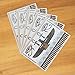 COKOHAPPY 5 Sheets Metallic Temporary Tattoo Egyptian Cleopatra Ankh Cross Eye of Horus Gold Silver Shine Beach Armband