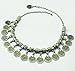Boosic Tribal Retro Silver Tone Coin Tassel Bib Choker Boho Necklace Gypsy Jewelry For Women
