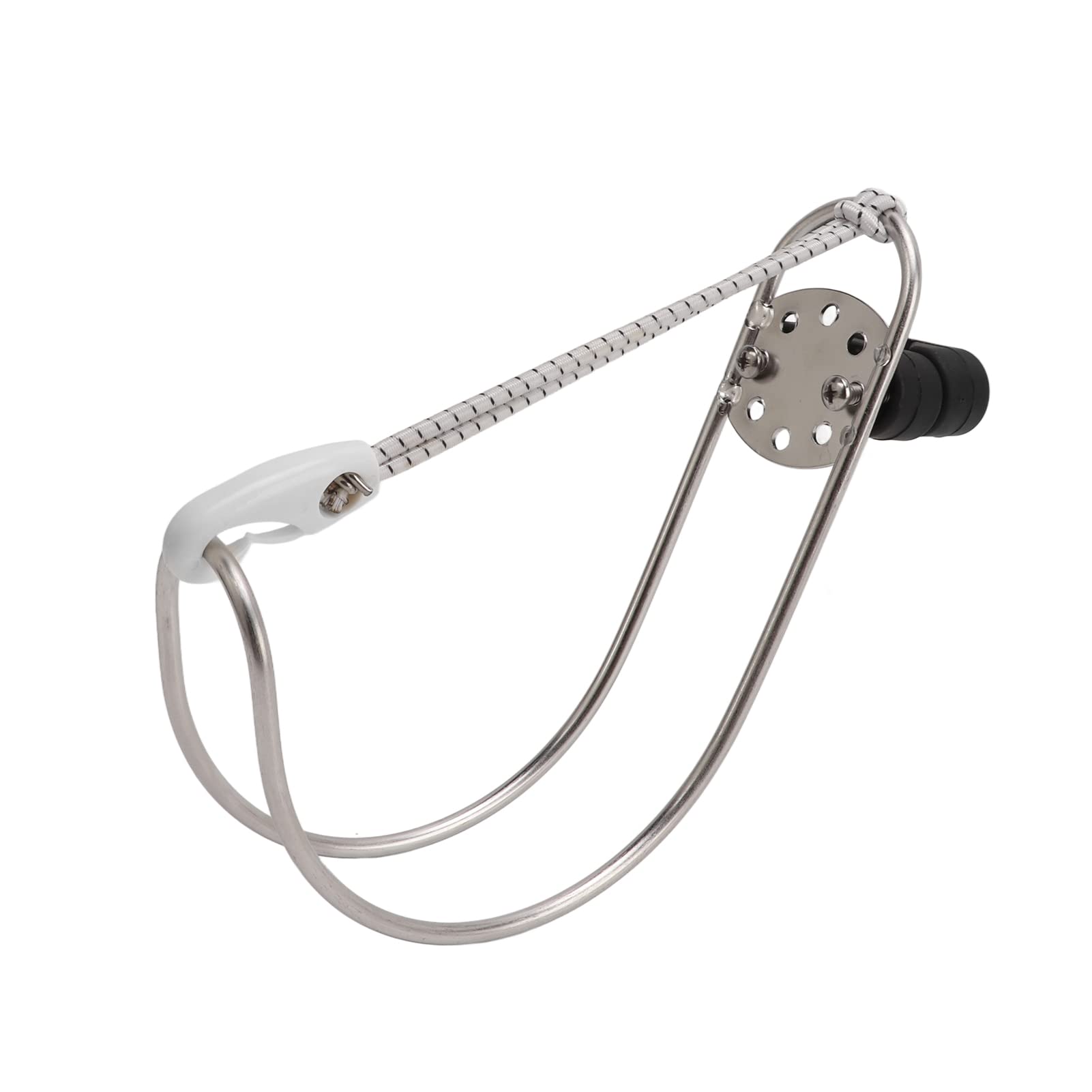 Aramox Lifebuoy Bracket, Stainless Steel Horseshoe Holder, Adjustable Angle, Marine Hardware, 185mm, Polished Metal Finish