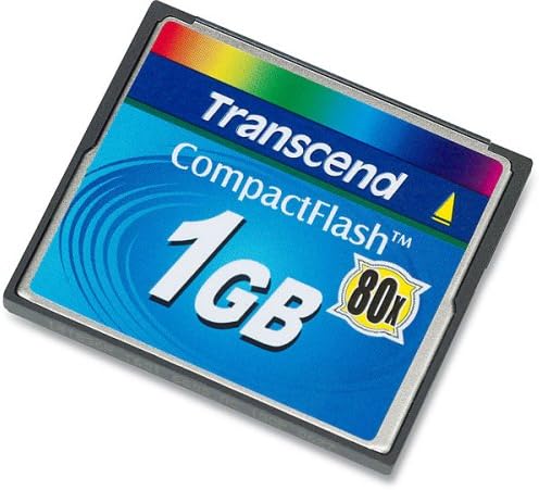 1GB Transcend 80x CompactFlash Card