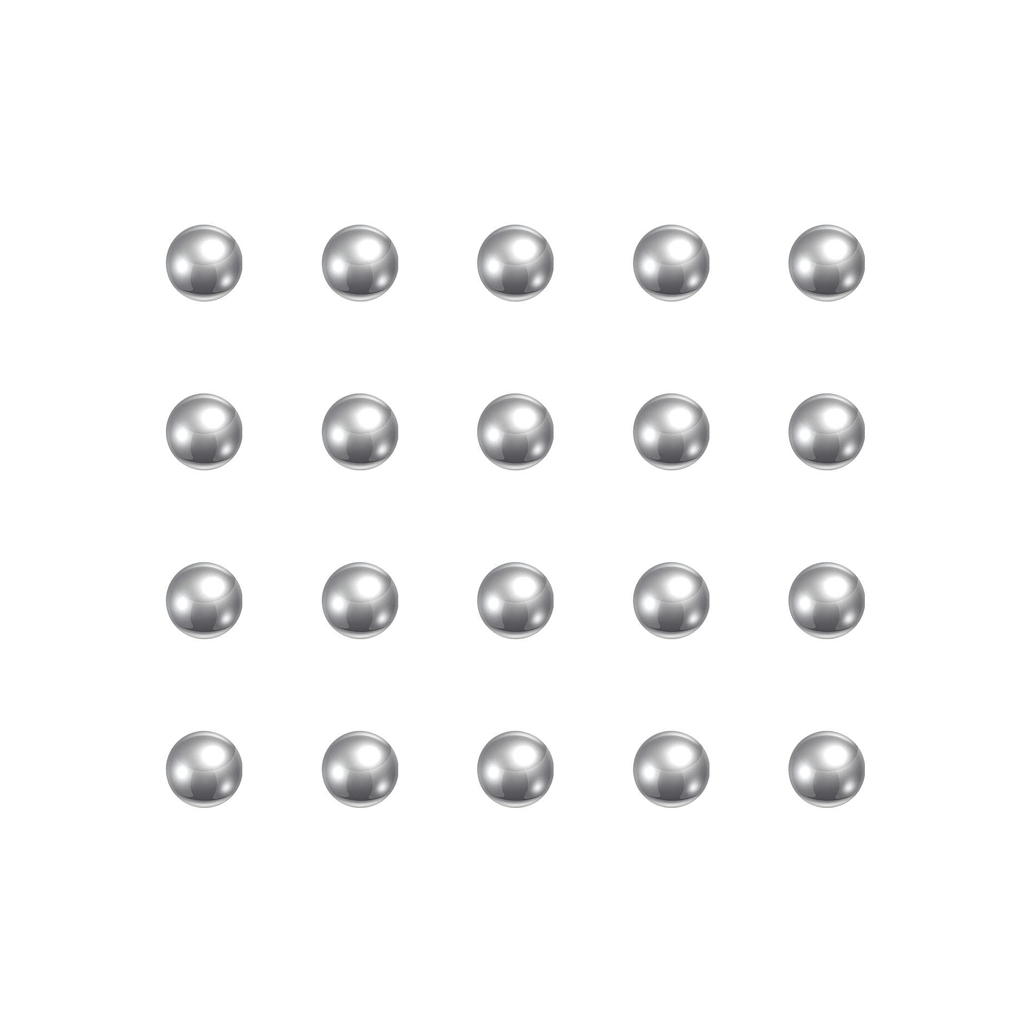 sourcing map 3500pcs 2.5mm Carbon Steel Bearing Balls G1000 Precision