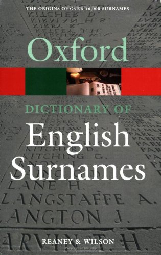!Best A Dictionary of English Surnames (Oxford Paperback Reference S) K.I.N.D.L.E