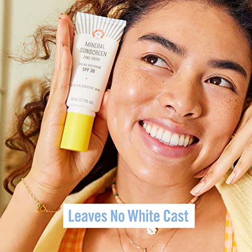 First Aid Beauty Mineral Sunscreen Zinc Oxide, Broad Spectrum, SPF 30
