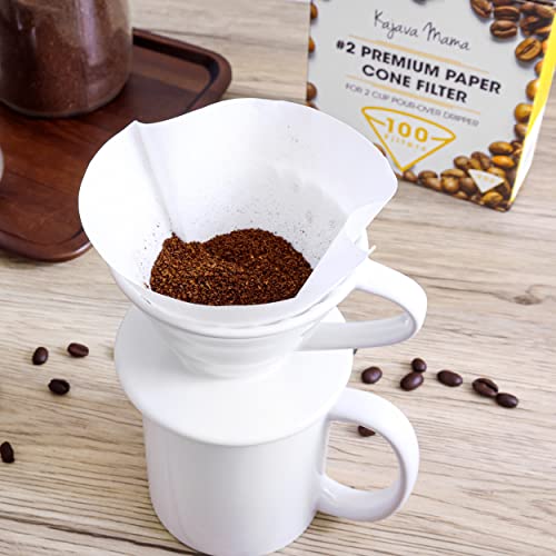 Kajava Mama Pour Over Coffee Dripper Ceramic Slow Brewing Accessories
