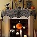 18 x 96 Inch Halloween Spider Web Decoration Valance Cobweb Mantel Fireplace Scarf Door Window Lace Spiderweb Mantle Scarf Runner Festive Party Supplies for Halloween Parties, Decor & Spooky Meals